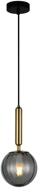 Italux glamour modern függeszték ravena füstös sárgaréz itxpnd-2324-1 bro+sg