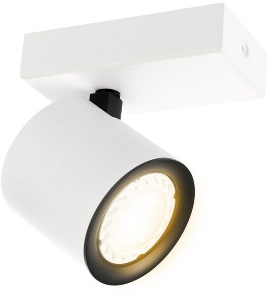 Italux modern spot lámpa karlota fehér fekete itxspl-31959-1b-wh