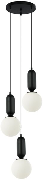 Italux modern függeszték aldeva fehér fekete itxpnd-02340-3s-bk