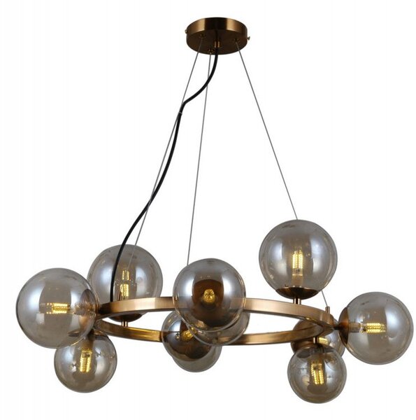 Italux glamour modern függeszték montora füstös mézédes itxpnd-30223-11a
