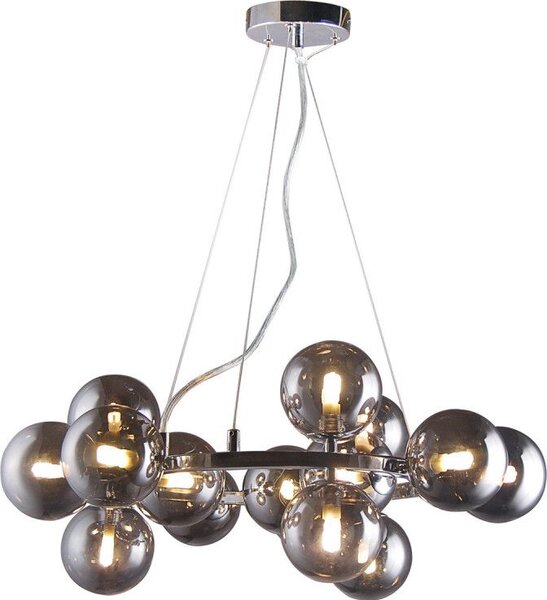 Italux glamour modern függeszték marbelio króm füstös itxpnd-6161-15 ch+sm