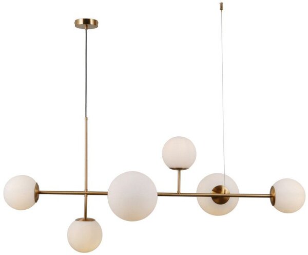 Italux modern függeszték vailante fehér mézédes itxpnd-31221-6-hbr
