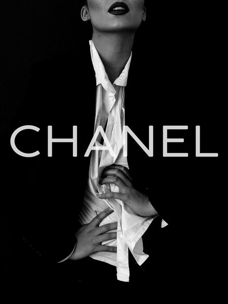 Illusztráció Chanel model, Finlay & Noa, (30 x 40 cm)