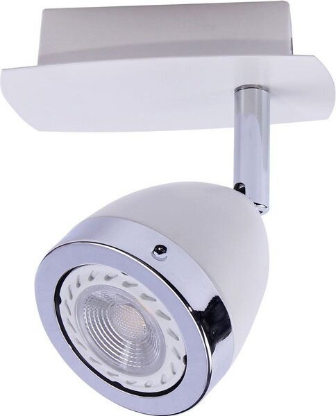 Italux modern spot lámpa calasa matt fehér króm itxspl-9372-1a wh