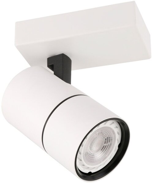 Italux modern spot lámpa laconi fehér fekete itxspl-2813-1b-wh
