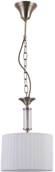 Italux glamour modern függeszték ferlena antik bronz fehér itxpnd-28343-1
