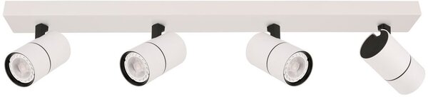 Italux modern spot lámpa laconi fehér fekete itxspl-2813-4b-wh