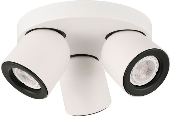Italux modern spot lámpa nuora fehér fekete itxspl-2855-3c-wh