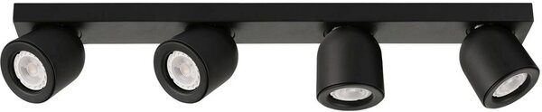 Italux Modern Spot lámpa Nuora Fekete ITXSPL-2855-4B-BL