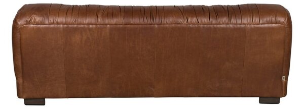 Barna bőr kanapé 214 cm Douglas – Dutchbone