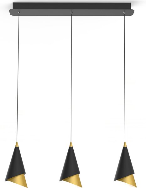 Italux modern függeszték raalto fekete arany itxpnd-433128-2