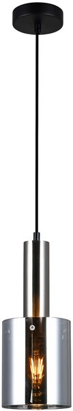 Italux glamour modern függeszték sardo füstös nikkel itxpnd-5581-1-sc+sg