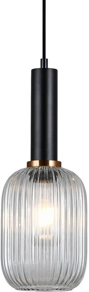 Italux glamour modern függeszték antiola fekete átlátszó itxpnd-5588-1m-bkcl