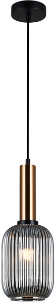 Italux glamour modern függeszték antiola füstös sárgaréz itxpnd55881mbrosg