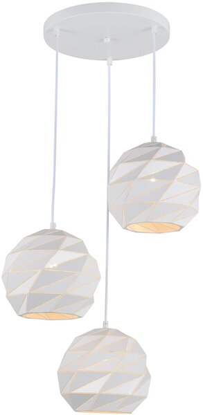 Italux Modern Függeszték Palermo Fehér ITXPND-2424-3S-WH