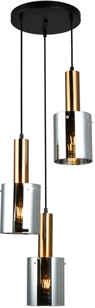 Italux glamour modern függeszték sardo füstös sárgaréz itxpnd55813abro+sg