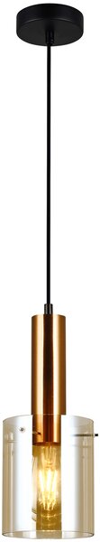 Italux glamour modern függeszték sardo borostyán sárgaréz itxpnd55811bro+amb