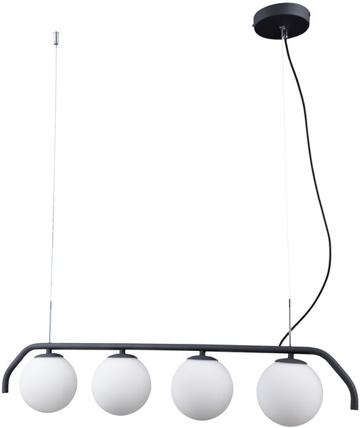 Italux modern függeszték carimi fehér fekete itxpnd-3300-4-bk