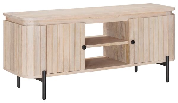 VidaXL TV szekrény 105 x 30 x 45 cm Tömör Mangófa és Műszaki Fa