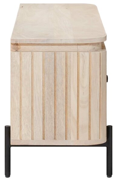 VidaXL TV szekrény 105 x 30 x 45 cm Tömör Mangófa és Műszaki Fa