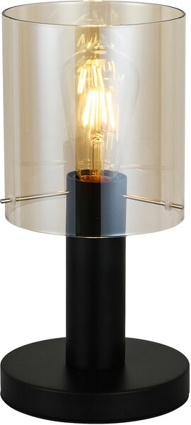 Italux glamour modern asztali lámpa sardo borostyán fekete itxtb-5581-1-bk+amb