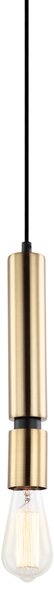 Italux modern függeszték torla fekete sárgaréz itxpen-5041-1-bkbr