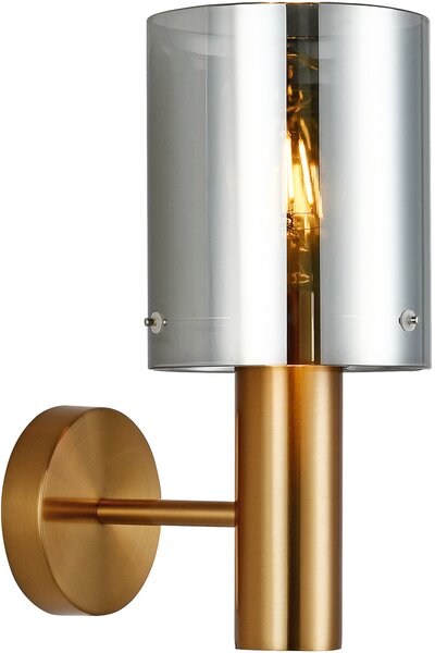 Italux glamour modern fali lámpa sardo füstös sárgaréz itxwl-5581-1a-bro+sg