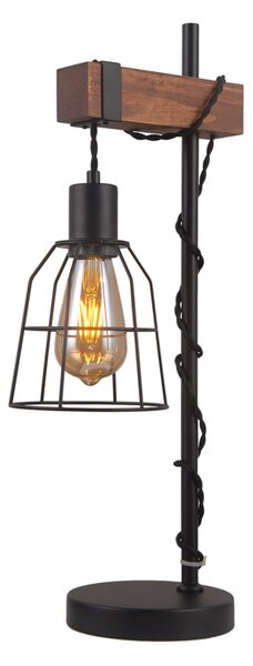Italux modern asztali lámpa reda sötétbarna fekete itxtb-4793-1-l