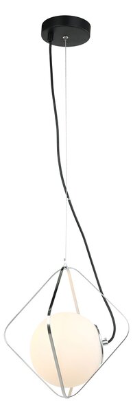 Italux modern függeszték canto fehér króm fekete itxpen-5696-1-bkcr