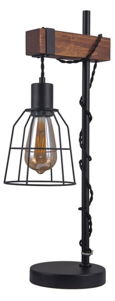 Italux modern asztali lámpa reda sötétbarna fekete itxtb-4793-1-l