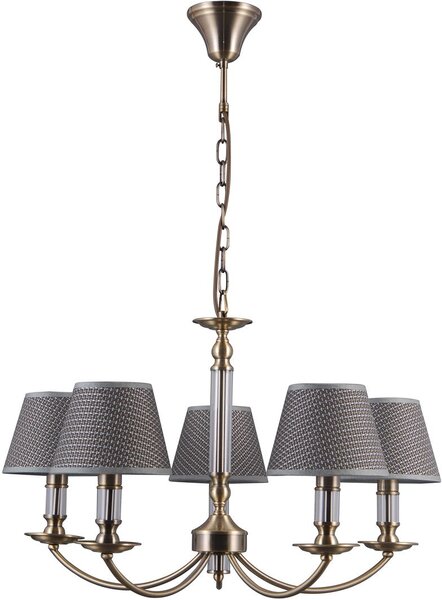 Italux Klasszikus Csillár Zanobi Antik bronz ITXPND-43272-5