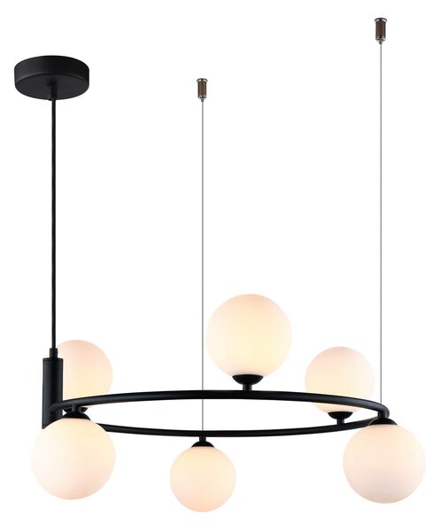 Italux Modern Függeszték Amily Fekete ITXMDM-3974/6 BK