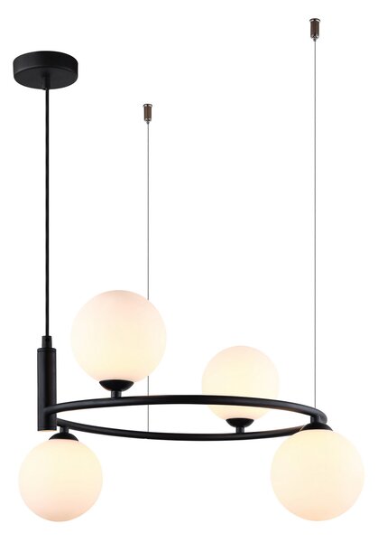 Italux Modern Függeszték Amily Fekete ITXMDM-3974/4 BK