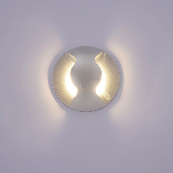 Italux Modern Kültéri LED lámpa Basilio Ezüst ITXPL-741-2E IP65