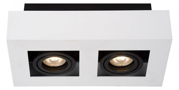 Italux modern spot lámpa casemiro fehér fekete itxit8001s2-wh/bk