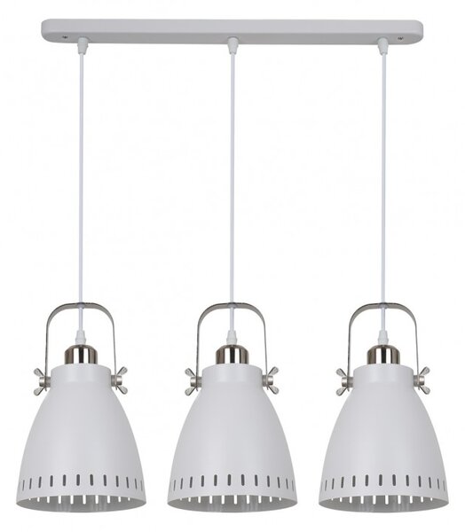 Italux modern skandináv függeszték franklin fehér nikkel itxmd-hn8026s-3-wh+s