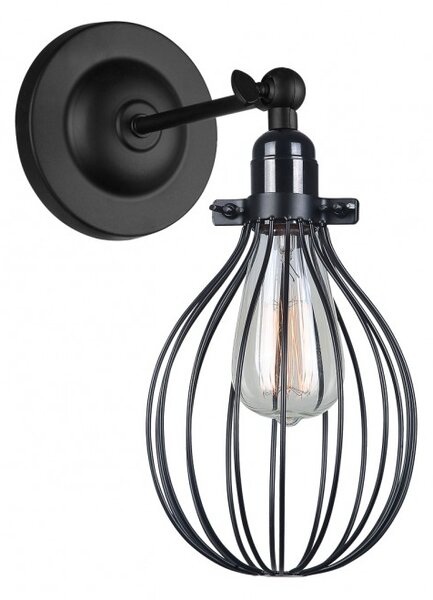 Italux Vintage Fali lámpa Lesto Fekete ITXMBM-2676/1 BK