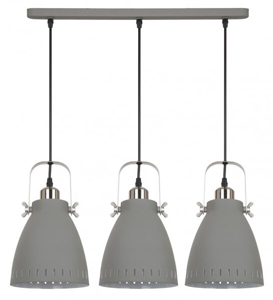 Italux modern skandináv függeszték franklin nikkel szürke itxmd-hn8026s-3-gr+s