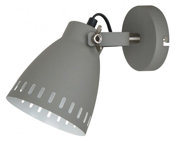Italux modern skandináv fali lámpa franklin nikkel szürke itxmb-hn5050-1-gr+s