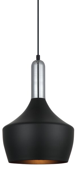 Italux modern skandináv függeszték ophelia króm fekete itxmdm-3028/1 bk+cr