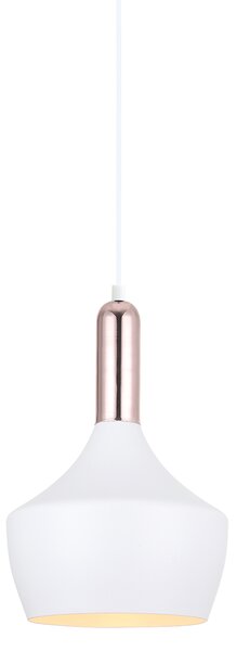 Italux modern skandináv függeszték ophelia fehér réz itxmdm-3028/1 w+cop