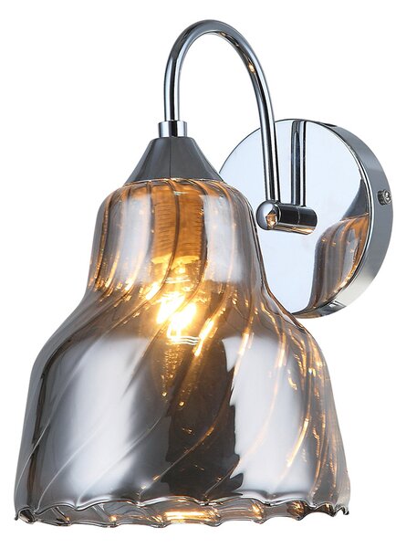 Italux glamour modern fali lámpa slizza fekete átlátszó itxmbm2387/1 sg