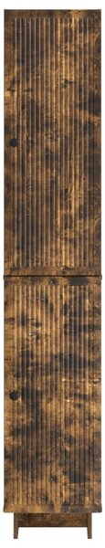 VidaXL Szekrény szett 2 pcs Füstös Tölgy 34,5 x 33 x 90 cm Szerelt Fa