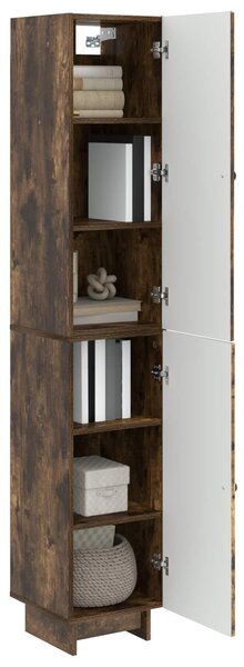 VidaXL Szekrény szett 2 pcs Füstös Tölgy 34,5 x 33 x 90 cm Szerelt Fa
