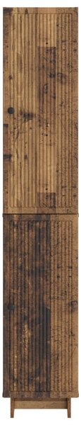 VidaXL Szekrény szett 2 pcs Antik Fa 34,5 x 33 x 90 cm Szerelt Fa