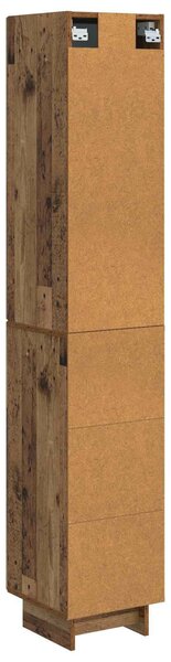 VidaXL Szekrény szett 2 pcs Antik Fa 34,5 x 33 x 90 cm Szerelt Fa