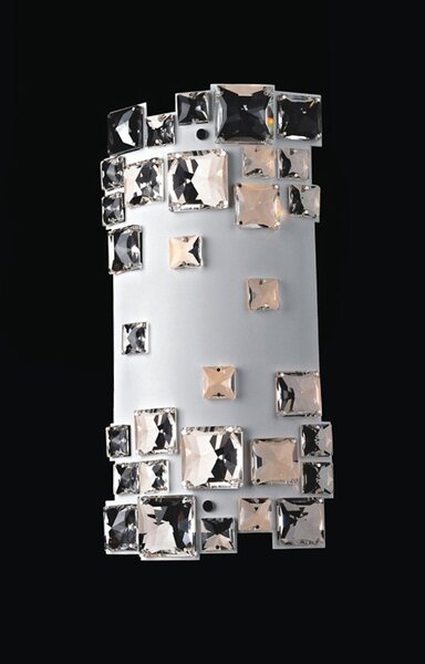 Italux glamour modern fali lámpa evan white fehér átlátszó itxmb1101807-2a wh