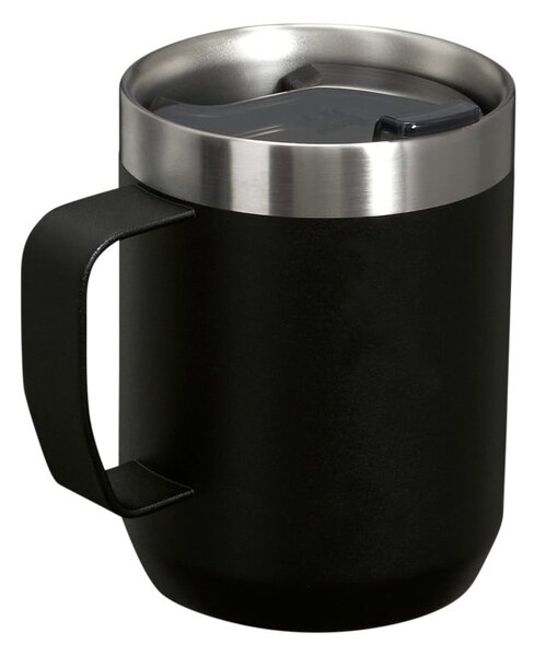 Fekete rozsdamentes acél termobögre 230 ml Stay-Hot Camp Mug Black – Stanley