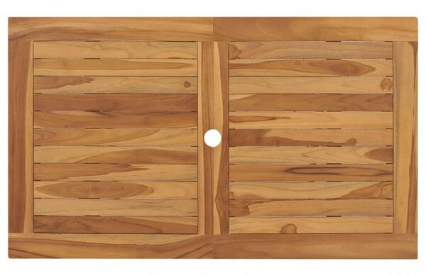 VidaXL Teakfa Összecsukható Kerti Asztal - 120x70x75 cm