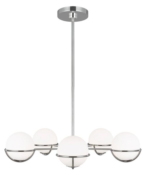 Feiss modern csillár apollo fehér nikkel elsfe-apollo5-pn